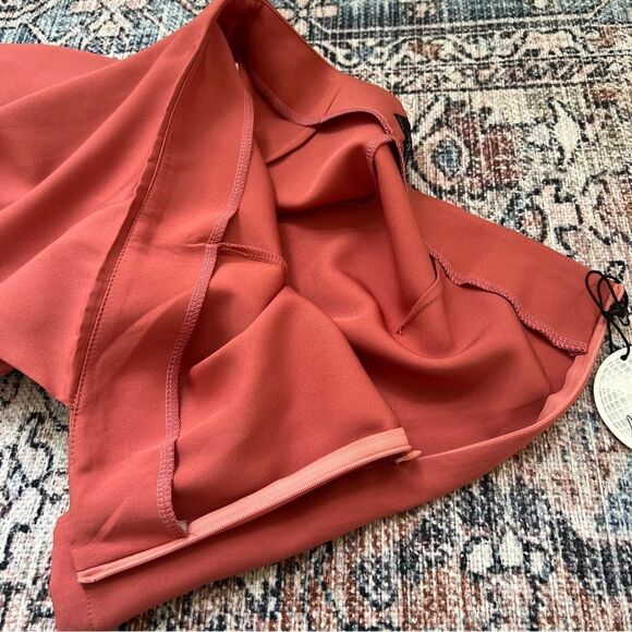 NWT Milk & Honey Rust Overlap Shorts Size Large - Picture 8 of 10